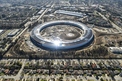 apple spaceship headquarters to open in april