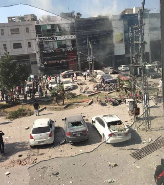 punjab police spokesperson says it was a bomb attack photo courtesy twitter ashes khan punjab police spokesperson says it was a bomb attack photo courtesy twitter ashes khan