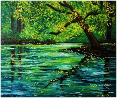 the five contemporary artists used vibrant colours in their paintings displayed at grandeur art gallery the show is open for the public till march 8 photo courtesy grandeur art gallery the five contemporary artists used vibrant colours in their paintings displayed at grandeur art gallery the show is open for the public till march 8 photo courtesy grandeur art gallery