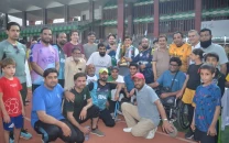 sports writers thrash dg sports xi by eight wickets
