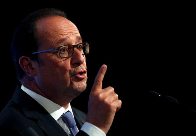 french president francois hollande delivers his speech on democracy and terrorism in paris france september 8 2016 photo reuters