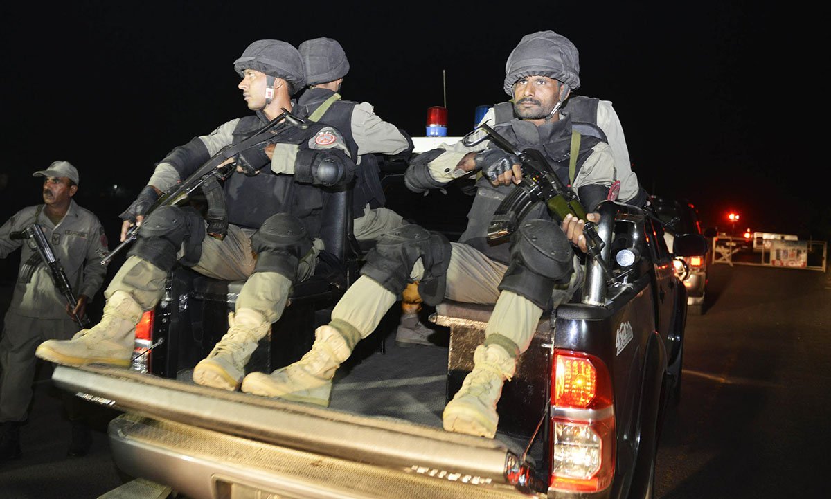 ispr says paramilitary force has carried out over 200 search operations under operation radd ul fasaad photo afp file