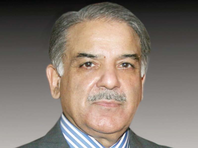 cm shehbaz sharif photo file