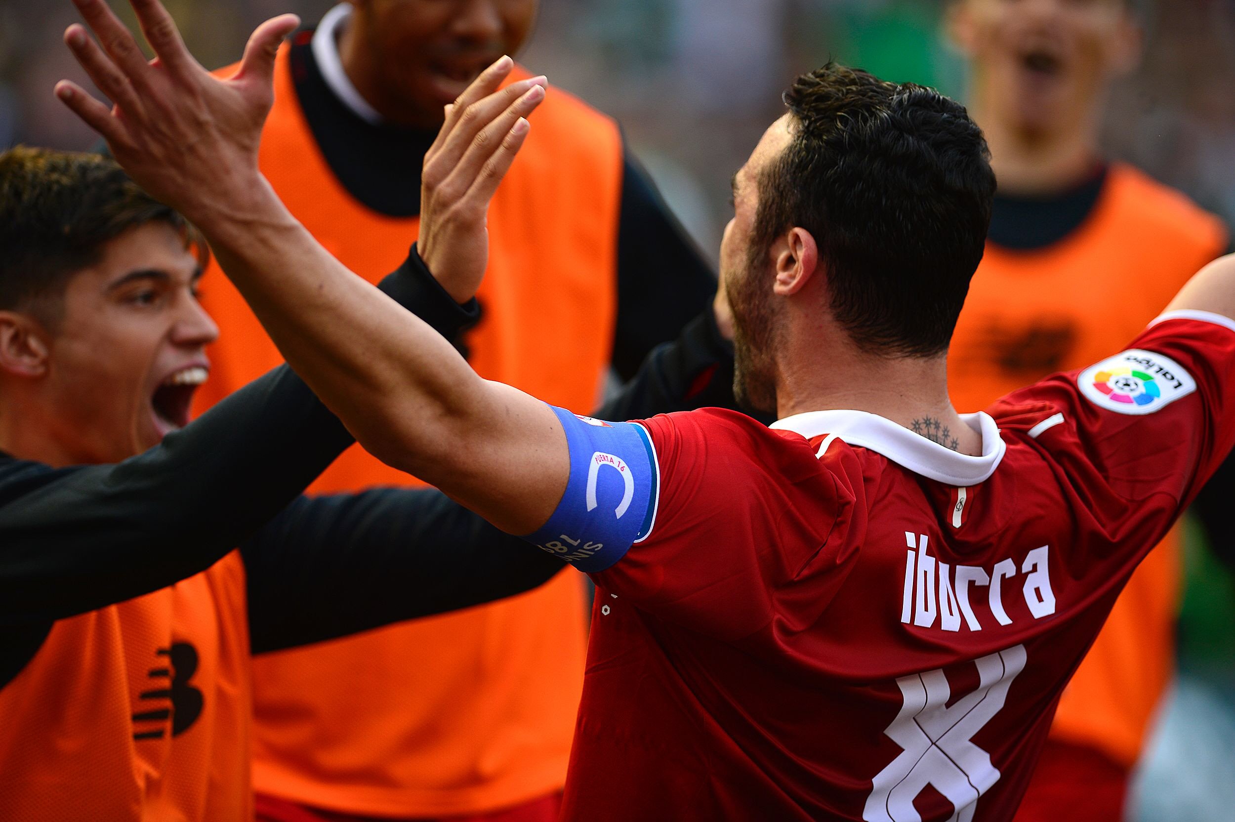 captain fantastic iborra came off the bench to score the winner while he was also heavily involved in sevilla s equaliser photo afp