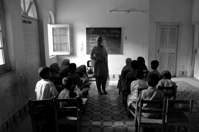 the school administration is hoping to get uniforms for the kids apart from teaching other classes photo farah khan the school administration is hoping to get uniforms for the kids apart from teaching other classes photo farah khan