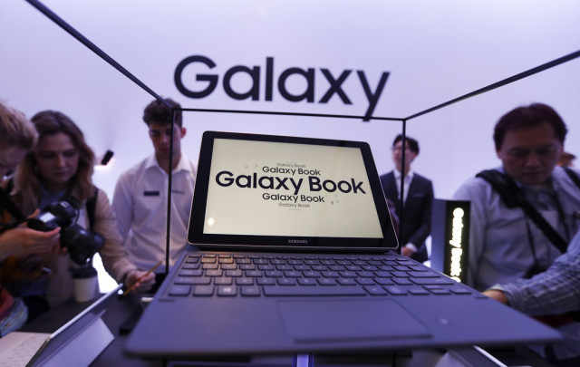 the galaxy tab s3 and the galaxy book were presented at the mobile world congress in barcelona photo reuters