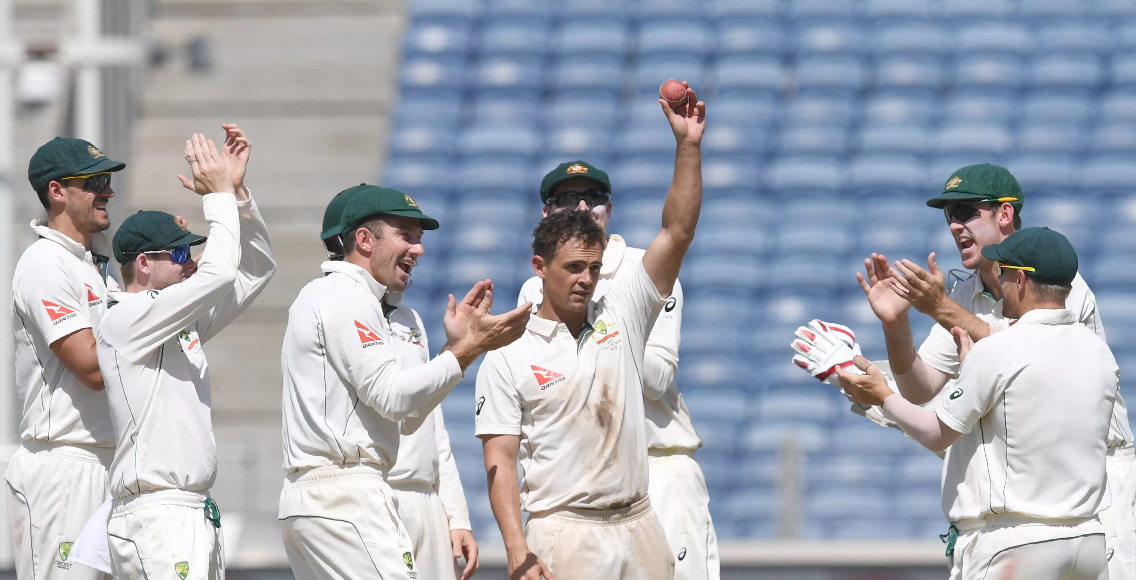 o 039 keefe claimed 12 wickets in pune test photo afp o 039 keefe claimed 12 wickets in pune test photo afp