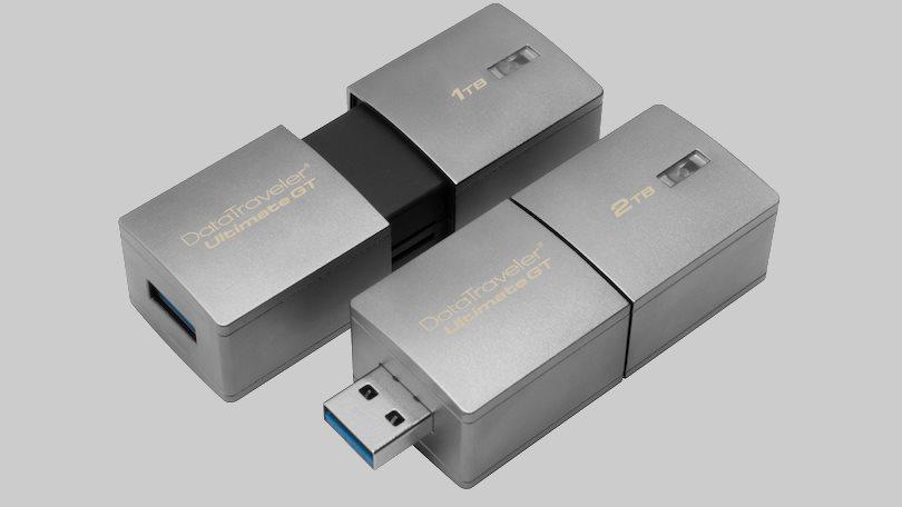 the usb drive is capable of storing up to 2tbs of data photo kingston