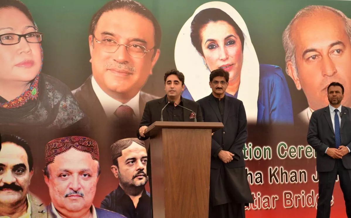 ppp chairperson bilawal bhutto zardari inaugurated the sir aga khan bridge on monday photo online ppp chairperson bilawal bhutto zardari inaugurated the sir aga khan bridge on monday photo online