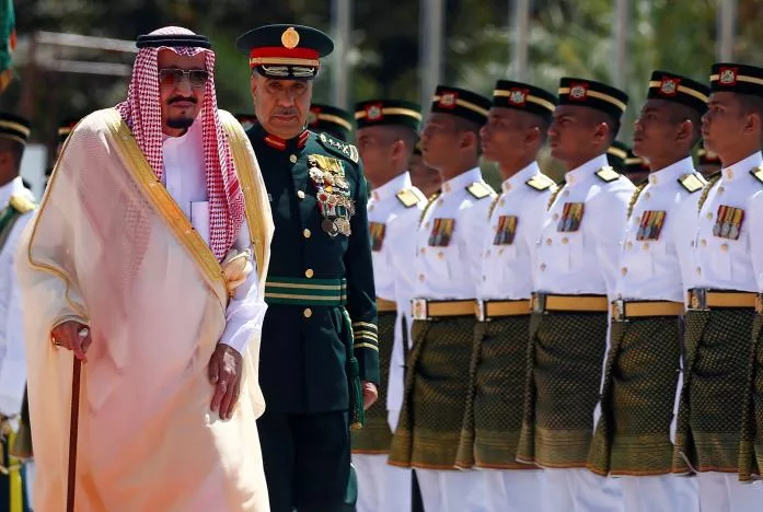 saudi arabia 039 s king salman inspects an honour guard at the parliament house in kuala lumpur malaysia february 26 2017 photo reuters saudi arabia 039 s king salman inspects an honour guard at the parliament house in kuala lumpur malaysia february 26 2017 photo reuters