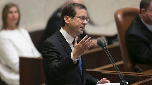 israeli opposition politician isaac herzog at the knesset january 16 2017 photo courtesy haaretz
