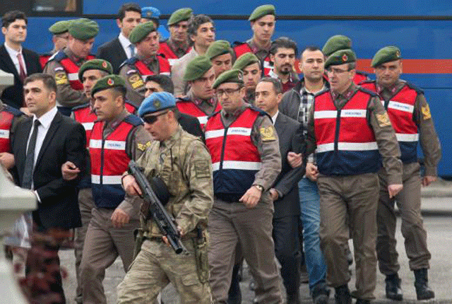 turkish soldiers accused of attempting to assassinate president tayyip erdogan on the night of the failed last year 039 s july 15 february 20 2017 photo reuters turkish soldiers accused of attempting to assassinate president tayyip erdogan on the night of the failed last year 039 s july 15 february 20 2017 photo reuters