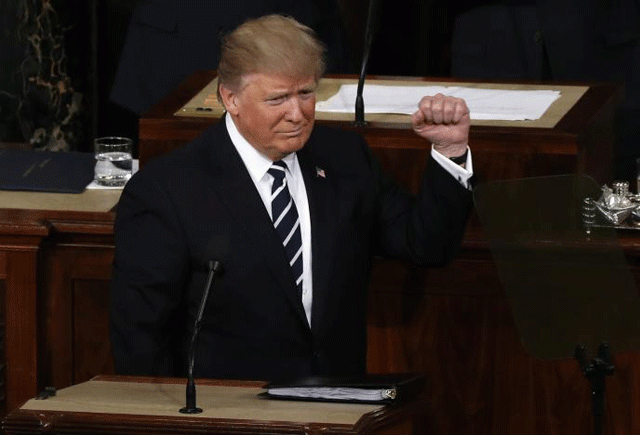 us president trump addresses joint session of congress washington us 28 02 17 photo reuters us president trump addresses joint session of congress washington us 28 02 17 photo reuters