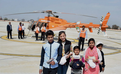 india s first integrated heliport opens in new delhi
