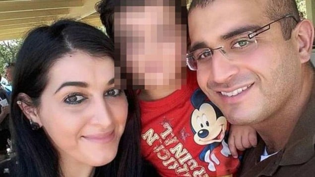 noor salman with omer mateen and their son screengrab