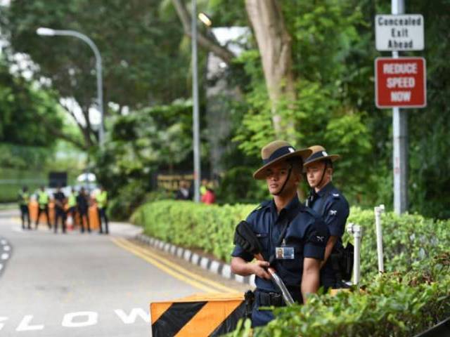 a file photo of singapore police photo afp