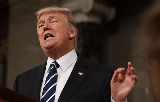 us president donald trump delivers his first address to a joint session of congress from the floor of the house of representatives in washington dc usa 28 february 2017 photo afp us president donald trump delivers his first address to a joint session of congress from the floor of the house of representatives in washington dc usa 28 february 2017 photo afp