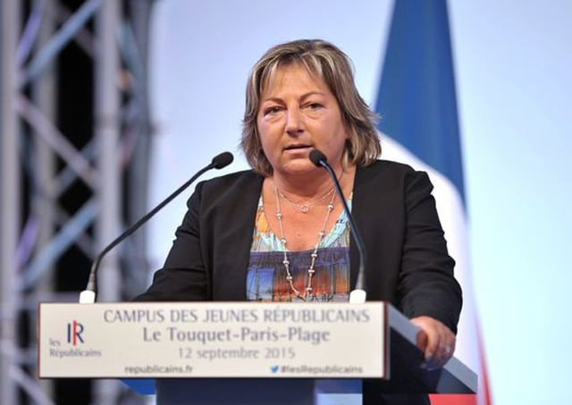 mayor natacha bouchart says the directive is to prevent law and order issues photo afp mayor natacha bouchart says the directive is to prevent law and order issues photo afp