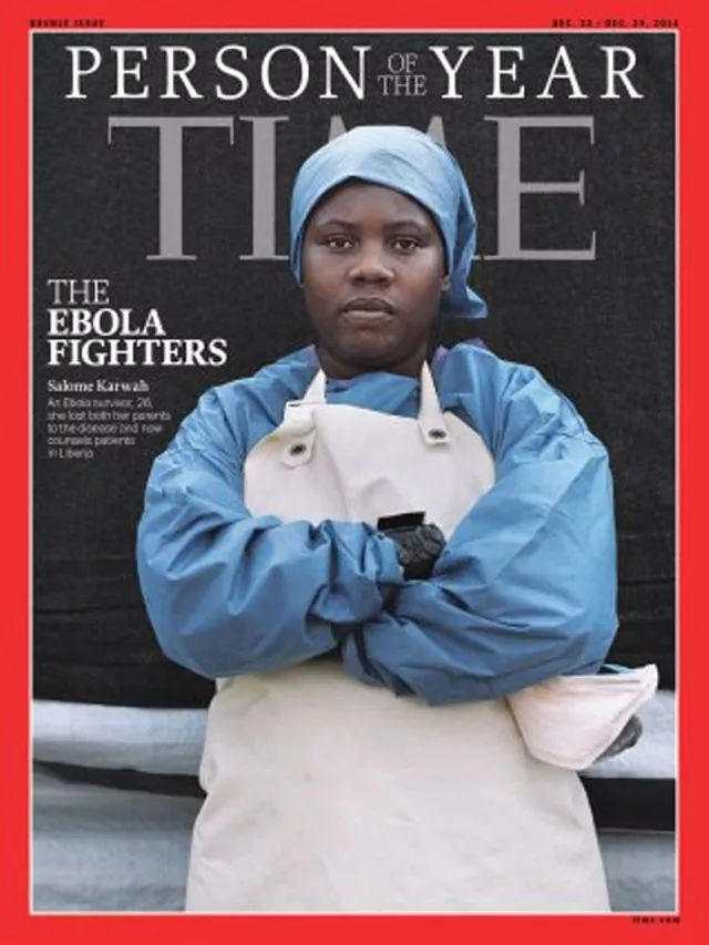 salom karwah was one of five people featured on the time magazine cover for their work battling ebola photo time magazine cover salom karwah was one of five people featured on the time magazine cover for their work battling ebola photo time magazine cover