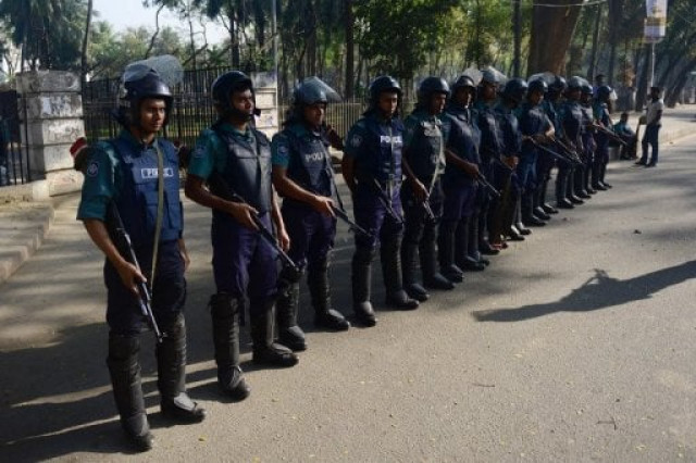 a file photo of bangladesh police photo afp a file photo of bangladesh police photo afp