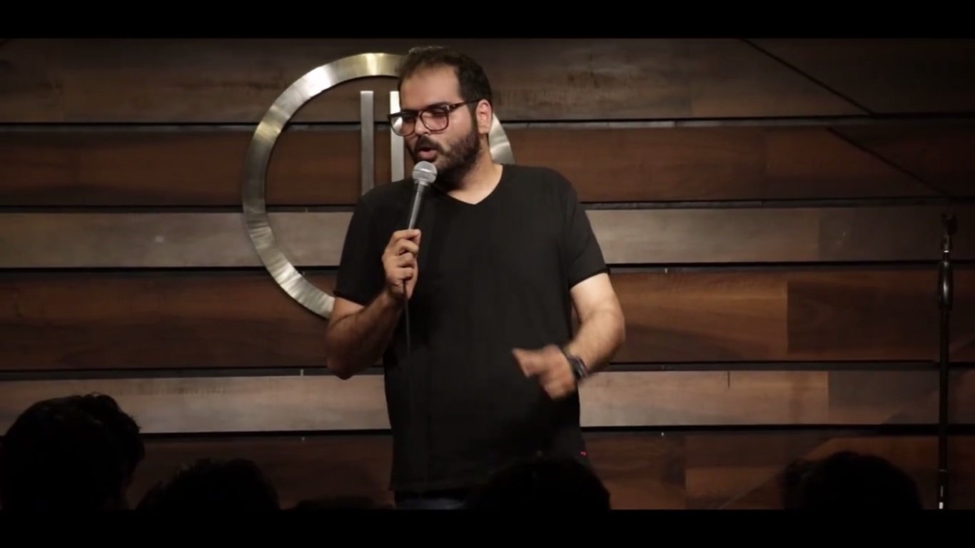 kunal kamra the indian stand up comedian screengrab of the fb video