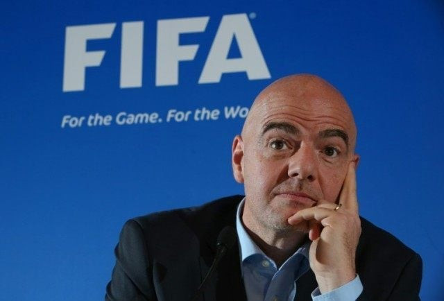 president infantino believes decision making quality will improve in russia photo afp president infantino believes decision making quality will improve in russia photo afp