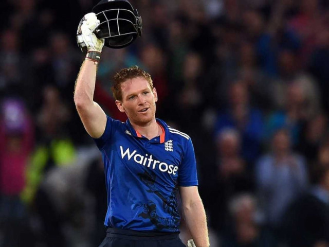 morgan faced 116 deliveries and struck 11 fours and two sixes to score 107 photo afp morgan faced 116 deliveries and struck 11 fours and two sixes to score 107 photo afp