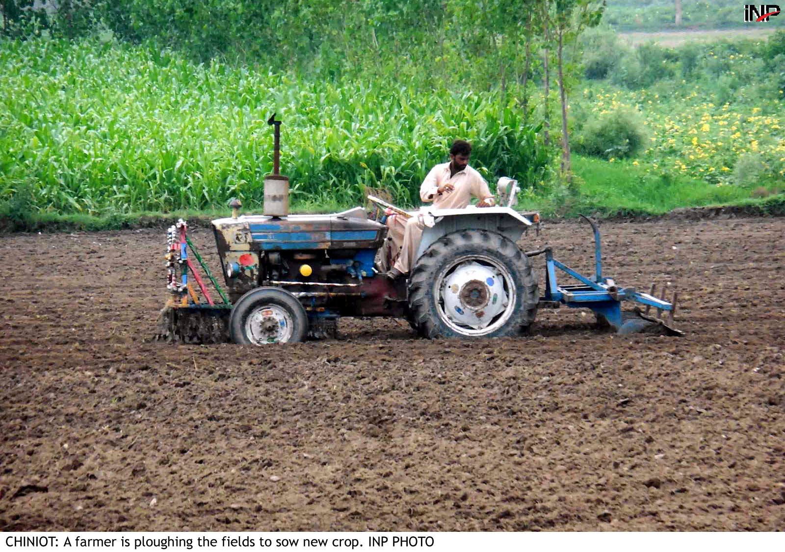 expressing his concern over the matter peshawar dc riaz mehsud said growing urbanisation was a serious threat to the future of agricultural land photo inp