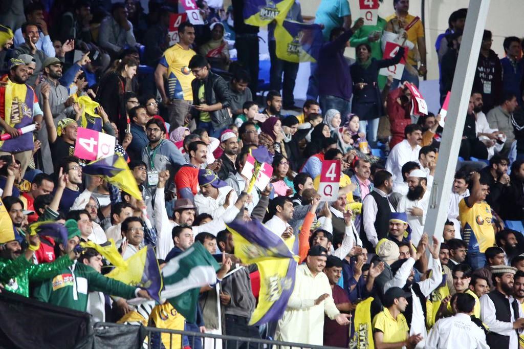 people put fear of terrorism behind to support their favourite teams photo courtesy psl