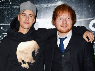 true story ed sheeran hit justin bieber with golf club