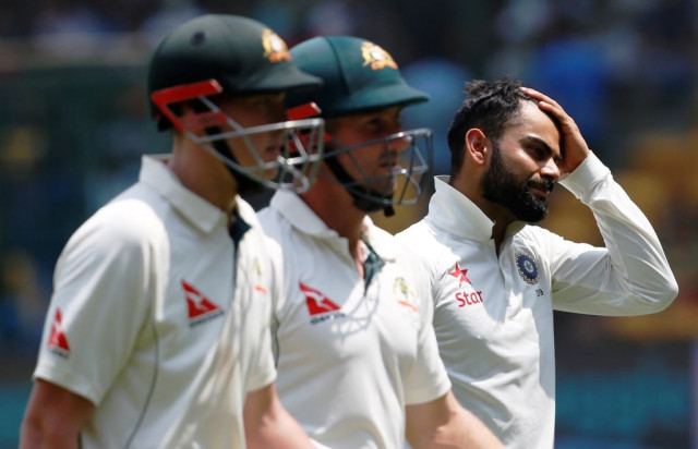 india didn 039 t allow australia to score freely but couldn 039 t get the visitors out photo afp india didn 039 t allow australia to score freely but couldn 039 t get the visitors out photo afp