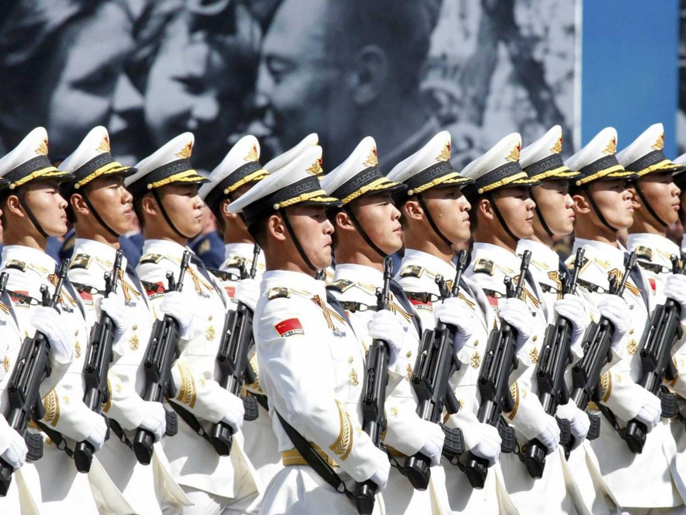 pla soldiers on parade in china photo reuters