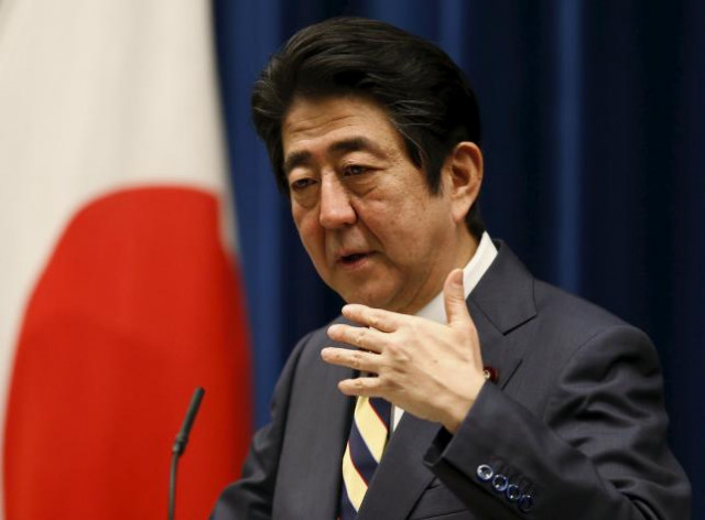 japan 039 s prime minister shinzo abe addresses reporters on the first official business day of the new year during a news conference at his official residence in tokyo japan january 4 2016 photo reuters japan 039 s prime minister shinzo abe addresses reporters on the first official business day of the new year during a news conference at his official residence in tokyo japan january 4 2016 photo reuters