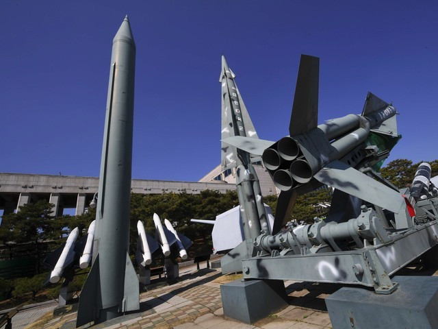 replicas of a north korean scud b missile left and south korean nike missiles right are displayed at the korean war memorial in seoul on march 6 2017 photo afp replicas of a north korean scud b missile left and south korean nike missiles right are displayed at the korean war memorial in seoul on march 6 2017 photo afp