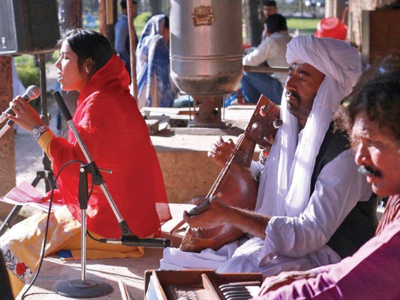 folk artists perform at lok virsa photo express