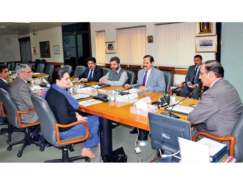 nab chairman qamar zaman chaudhry chairs a meeting of the bureau photo express