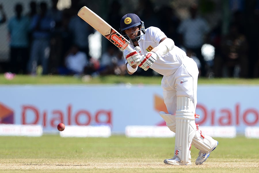 kusal mendis plays a flick on the leg side sri lanka v bangladesh 1st test galle 1st day march 7 2017 photo afp