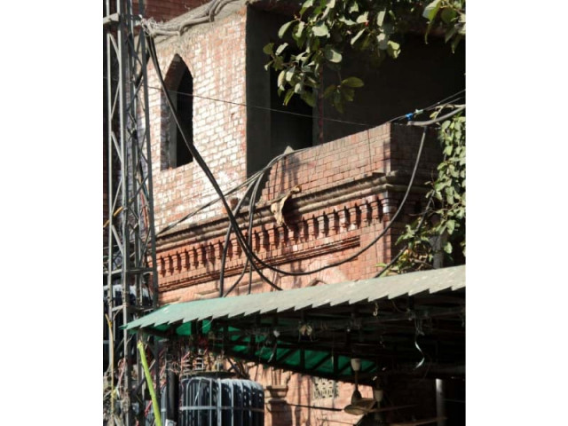 a new structure housing washrooms has been built on the rooftop photo express a new structure housing washrooms has been built on the rooftop photo express