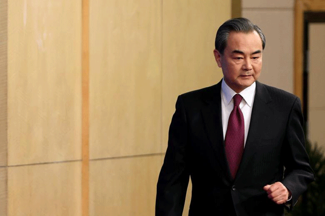 chinese foreign minister wang yi attends a news conference at the annual session of the national people 039 s congress npc in beijing china march 8 2017 photo reuters