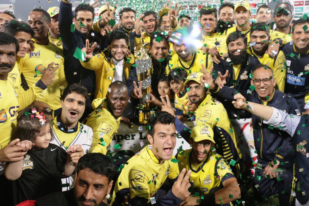 peshawar zalmi crowned psl champions photo shafiq malik express