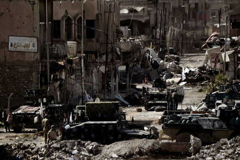 the latest clashes bring iraqi security forces closer to west mosul 039 s densely populated old city photo afp