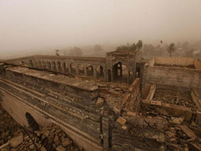 a 2 600 year old palace in mosul is at risk of collapsing a 2 600 year old palace in mosul is at risk of collapsing
