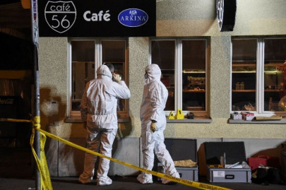 two killed in shooting at basel cafe one badly injured swiss police