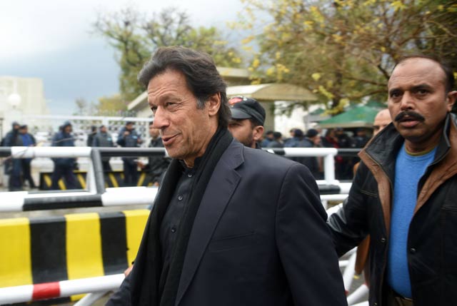 pakistan tehreek e insaf chairman imran khan photo afp file