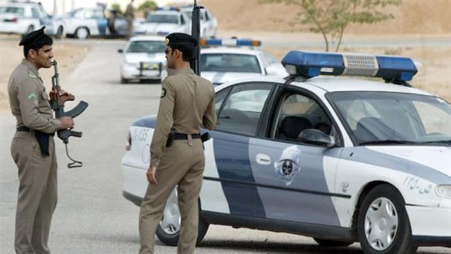 photo shows saudi security personnel patrolling near the capital riyadh photo afp