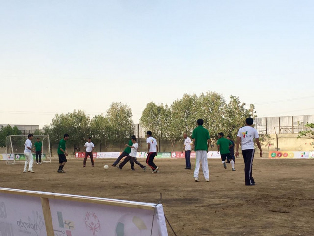 everyone 039 s a winner while the scoreline read 1 0 in tech qalandars 039 favour there were no losers on the day as the match 039 s goal transcended the sport photo courtesy aman foundation everyone 039 s a winner while the scoreline read 1 0 in tech qalandars 039 favour there were no losers on the day as the match 039 s goal transcended the sport photo courtesy aman foundation