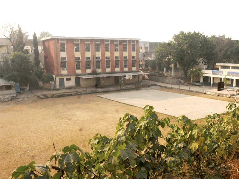 a school without a boundary wall in sector f 6 2 photo waseem nazeer express