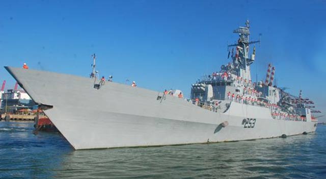 pakistan naval ships nasr and saif are set to arrive at colombo port for a four day goodwill visit to sri lanka on sunday photo courtesy naval today