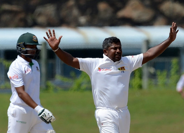 rangana herath r celebrates after he dismissed shakib al hasan photo afp rangana herath r celebrates after he dismissed shakib al hasan photo afp