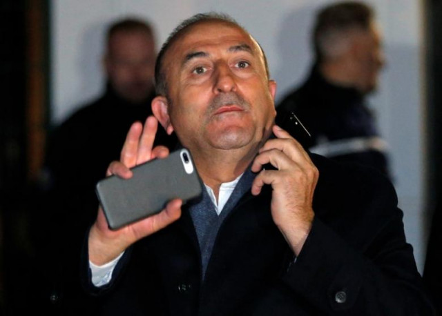 turkish foreign minister mevlut cavusoglu arrives at the metz nancy lorraine airport in goin near metz eastern france march 11 2017 photo reuters turkish foreign minister mevlut cavusoglu arrives at the metz nancy lorraine airport in goin near metz eastern france march 11 2017 photo reuters
